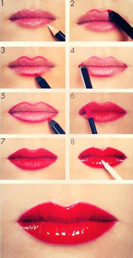 lip-makeup-step-by-step-79_3 Lip make-up stap voor stap
