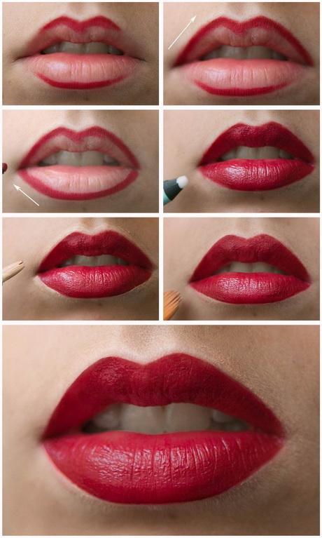 lip-makeup-tutorial-step-by-step-12_2 Lip make-up les stap voor stap