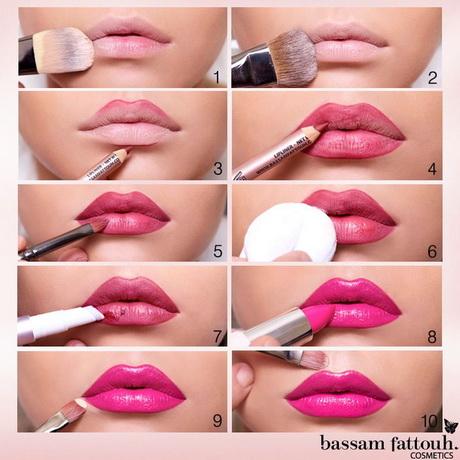 lip-makeup-tutorial-step-by-step-12_4 Lip make-up les stap voor stap