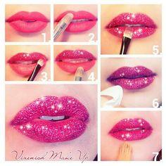 lips-makeup-step-by-step-16_4 Lippen make-up stap voor stap