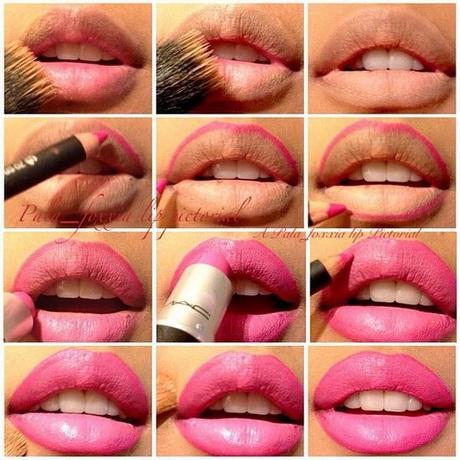 lips-makeup-step-by-step-16_6 Lippen make-up stap voor stap