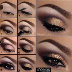 makeup-looks-for-brown-eyes-step-by-step-13_2 Make-up zoekt naar bruine ogen stap voor stap