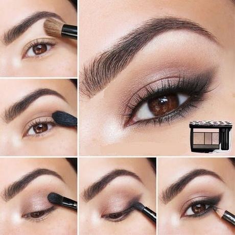 makeup-looks-for-brown-eyes-step-by-step-13_6 Make-up zoekt naar bruine ogen stap voor stap