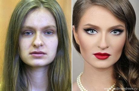 makeup-tutorial-before-and-after-39_9 Make-up les voor en na