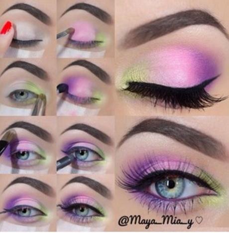 makeup-tutorial-colorful-eyeshadow-77 Make-up les kleurrijke eyeshadow