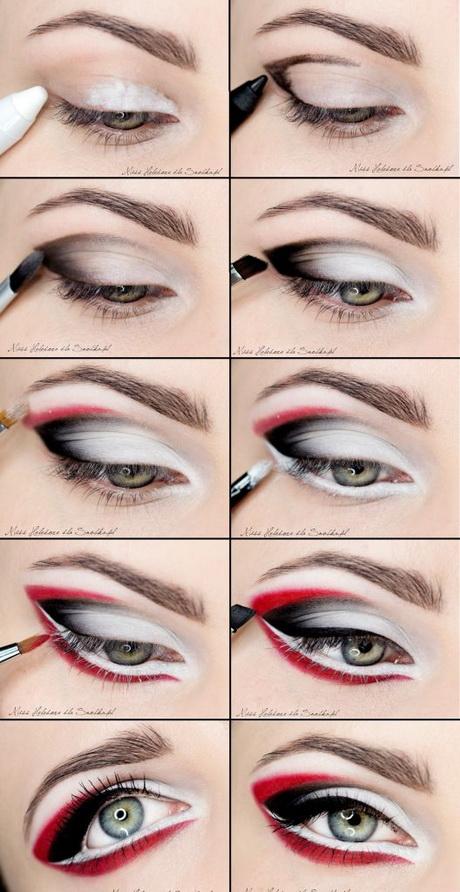 makeup-tutorial-for-blue-eyes-and-black-hair-13_10 Make-up les voor blauwe ogen en zwart haar