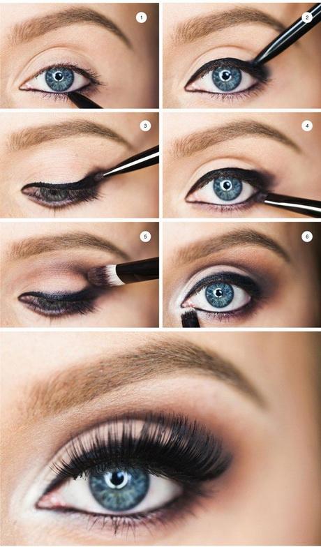 makeup-tutorial-for-blue-eyes-and-black-hair-13_7 Make-up les voor blauwe ogen en zwart haar