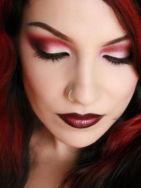 makeup-tutorial-for-blue-eyes-and-red-hair-03_11 Make-up les voor blauwe ogen en rood haar
