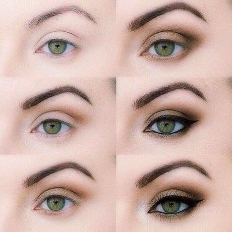 makeup-tutorial-for-brown-green-eyes-13_10 Make-up les voor bruine groene ogen