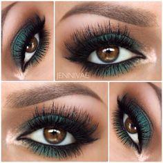 makeup-tutorial-for-brown-green-eyes-13_4 Make-up les voor bruine groene ogen