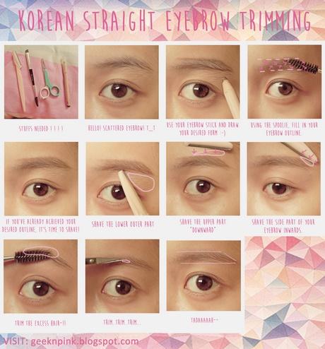 makeup-tutorial-korean-eyebrows-53_11 Make-up les Koreaanse wenkbrauwen