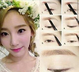 makeup-tutorial-korean-eyebrows-53_7 Make-up les Koreaanse wenkbrauwen