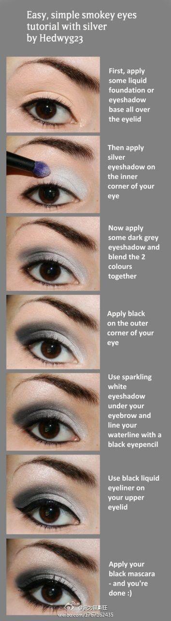 makeup-tutorial-silver-smokey-eyes-92_11 Make-up tutorial silver smokey eyes
