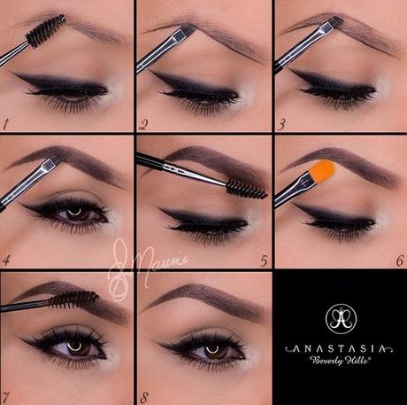 makeup-tutorials-42 Wenkbrauw make-up tutorials stap voor stap