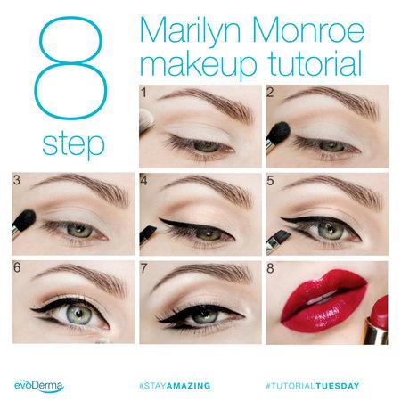 marilyn-monroe-makeup-step-by-step-36 Marilyn monroe make-up stap voor stap
