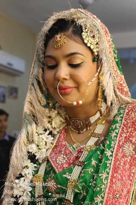 muslim-bridal-makeup-indian-step-by-step-05_10 Moslim bruids make-up Indiaas stap voor stap