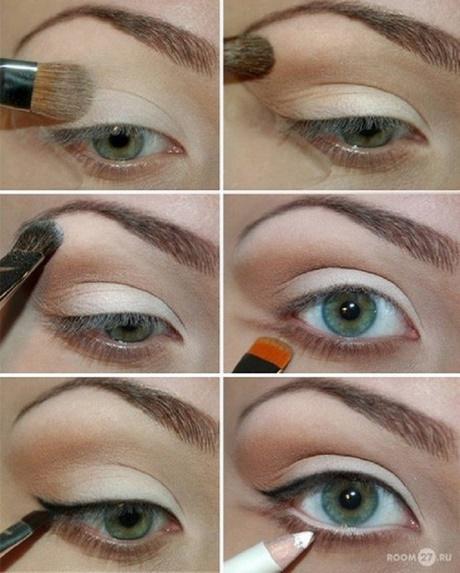 Natuurlijke oog make-up voor groene ogen tutorial
