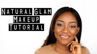 Natural glam make-up tutorial for black women