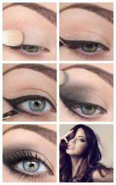 Natuurlijke make-up tutorial groene ogen