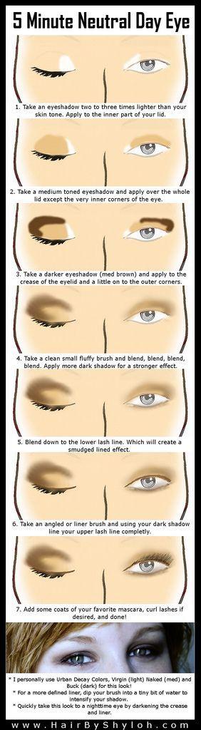 neutral-eye-makeup-step-by-step-16_7 Neutrale oog make-up stap voor stap