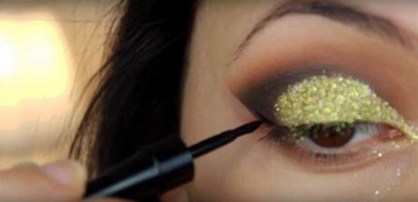 new-years-makeup-tutorial-gold-49_5 Nieuw Jaar Make-up tutorial gold