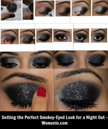 night-party-makeup-step-by-step-12 Avond feest make-up stap voor stap