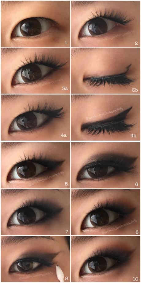 no-eyelid-makeup-tutorial-10_9 Geen ooglid make-up tutorial
