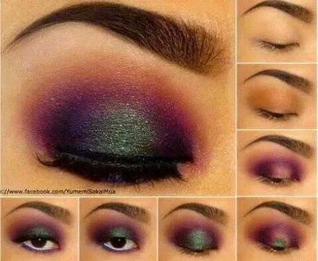 orange-and-purple-makeup-tutorial-99_10 Oranje en paarse make-up les