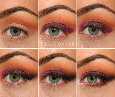 orange-and-purple-makeup-tutorial-99_4 Oranje en paarse make-up les