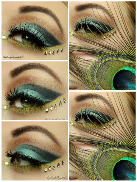peacock-eye-makeup-step-by-step-02_11 Pauwoog make-up stap voor stap
