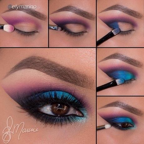peacock-eye-makeup-step-by-step-02_3 Pauwoog make-up stap voor stap