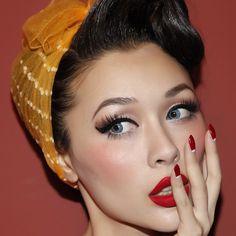 pin-up-girl-makeup-step-by-step-47_9 Pin meisje make-up stap voor stap
