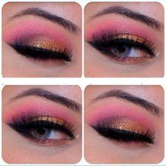 pink-and-golden-eye-makeup-step-by-step-45_9 Roze en gouden oog make-up stap voor stap