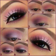pink-brown-makeup-tutorial-33_4 Roze bruine make-up les