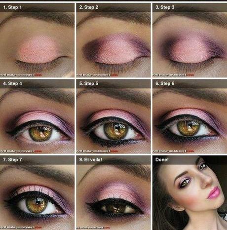 pink-brown-makeup-tutorial-33_9 Roze bruine make-up les