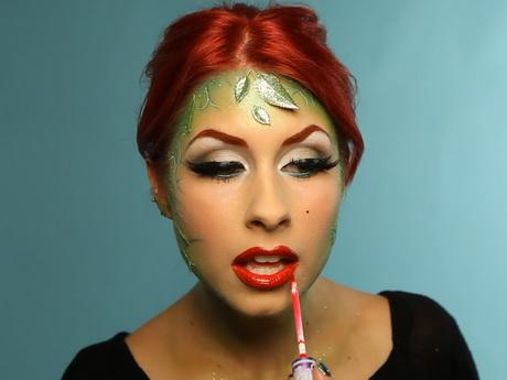 poison-ivy-makeup-step-by-step-73_4 Gifsumak make-up stap voor stap