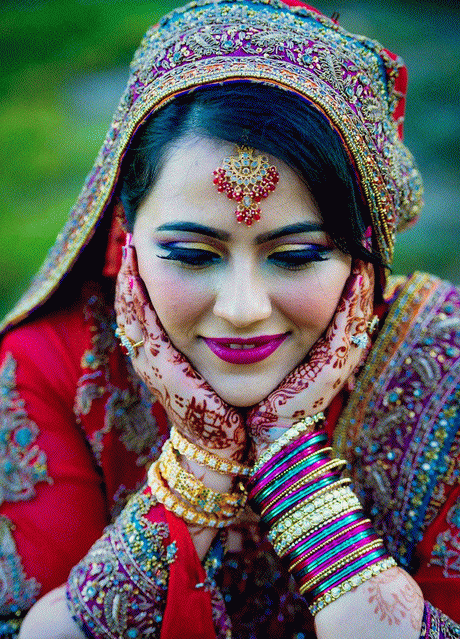 punjabi-bridal-makeup-indian-step-by-step-24 Punjabi bruids make-up Indiaas stap voor stap