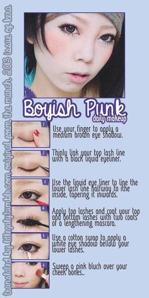 punk-makeup-and-hair-tutorial-63_4 Punk make-up en haar tutorial