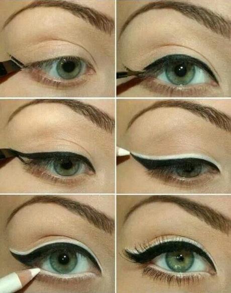punk-makeup-tutorial-for-green-eyes-65_12 Punk make-up les voor groene ogen