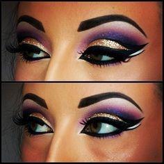 purple-and-gold-eye-makeup-tutorial-49_4 Purple and gold eye make-up tutorial