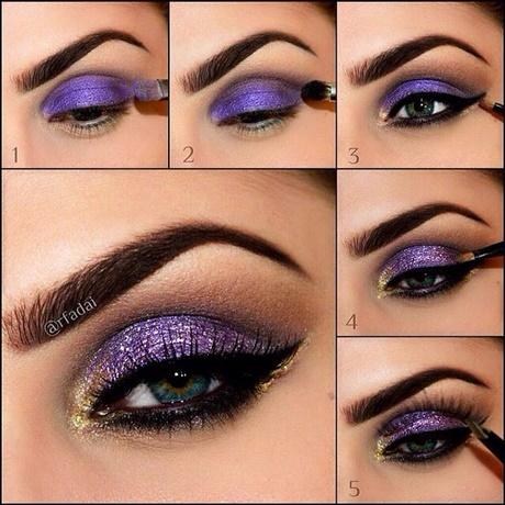 purple-and-gold-eye-makeup-tutorial-49_5 Purple and gold eye make-up tutorial