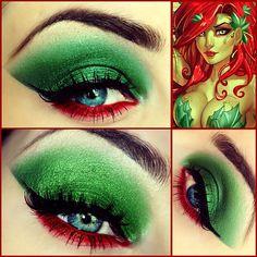 red-and-green-eye-makeup-step-by-step-51_3 Rood en groen oog make-up stap voor stap