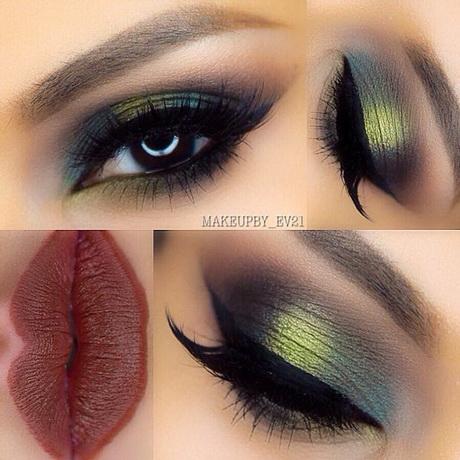 red-and-green-eye-makeup-step-by-step-51_7 Rood en groen oog make-up stap voor stap