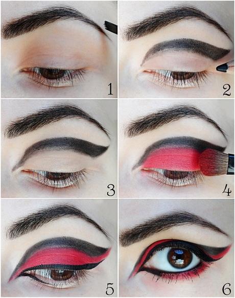 red-eye-makeup-step-by-step-08 Rode ogen make-up stap voor stap