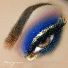 royal-blue-and-gold-makeup-tutorial-55_10 Royal blue and gold make-up tutorial
