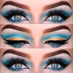 royal-blue-and-gold-makeup-tutorial-55_4 Royal blue and gold make-up tutorial