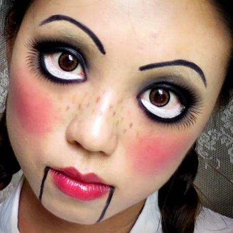 scary-baby-doll-makeup-tutorial-90_3 Make-up les voor enge popjes