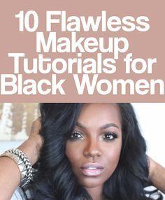 school-makeup-tutorial-for-black-women-70_9 School make-up les voor zwarte vrouwen