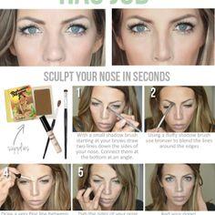 shading-nose-makeup-tutorial-59_9 Sharing nose make-up tutorial