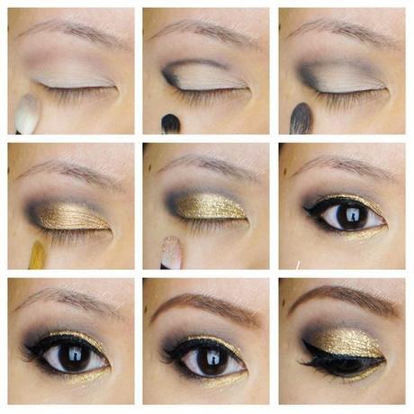 shimmery-gold-makeup-tutorial-74_9 Glimmende gouden make-up tutorial